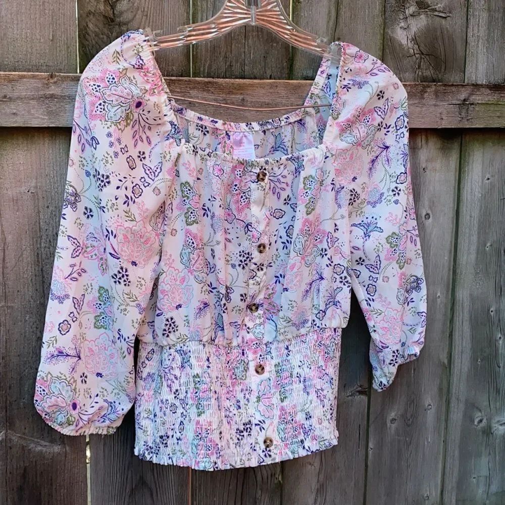No Boundaries Peasant Top sz. S